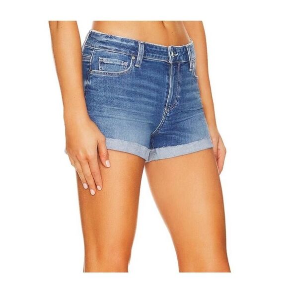 PAIGE Jimmy Jimmy Denim Jean Shorts Candace size 27 Revolve - Picture 2 of 9